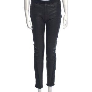 NWT Helmut Lang Sheep Leather and Fabric Skinny Pants Size 27
